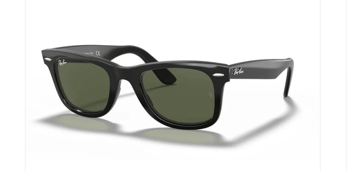 WAYFARER POLARIZAD NEGRA-VERDE+ESTUCHE3A